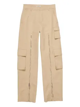 Acne Studios: Бежевые брюки 