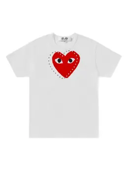 Comme Des Garçons Play: Футболка с принтом 