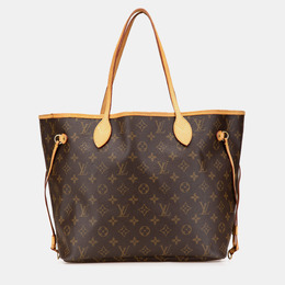 Louis Vuitton: Коричневая сумка  Neverfull MM