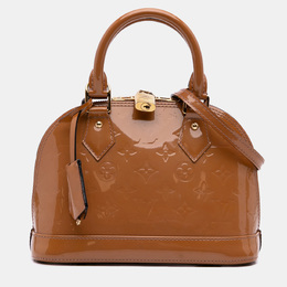 Louis Vuitton: Коричневая сумка  Alma BB