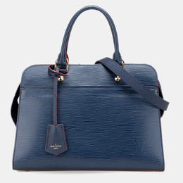 Louis Vuitton: Голубая сумка  Épi