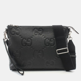 Gucci: Чёрная сумка  GG
