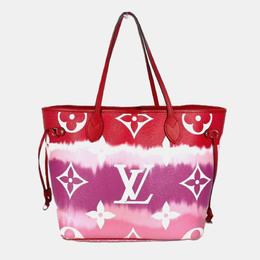 Louis Vuitton: Красная сумка  Neverfull MM