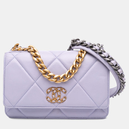 Chanel: Фиолетовый кошелёк 