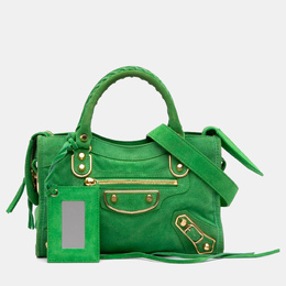 Balenciaga: Зелёная сумка 