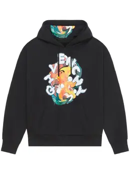 Givenchy: Чёрная толстовка 