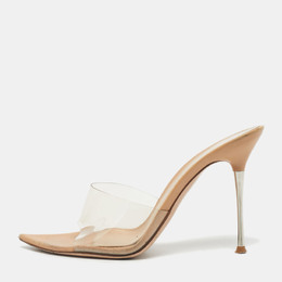 Gianvito Rossi: Бежевые сандалии  Elle
