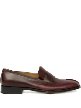 MM6 Maison Margiela: Бордовые туфли 