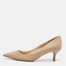 Oscar de la Renta: Бежевые туфли 