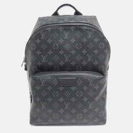 Louis Vuitton: Чёрный рюкзак 