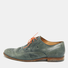 Tod's: Зелёные туфли 