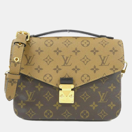 Louis Vuitton: Коричневая сумка  Pochette