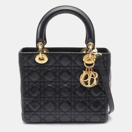 Dior: Чёрная сумка 