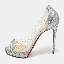 Christian Louboutin: Прозрачные босоножки 