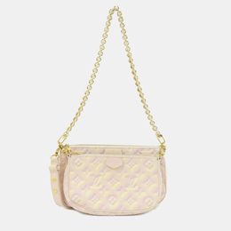 Louis Vuitton: Розовая сумка  Pochette Accessoires