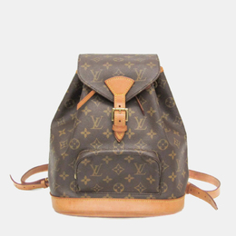 Louis Vuitton: Коричневый рюкзак 