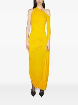 Mugler: Драпированное платье 