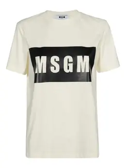 MSGM: Футболка с принтом 