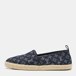 Louis Vuitton: Синие мокасины 