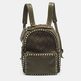 Valentino: Зелёный рюкзак 
