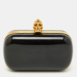 Alexander McQueen: Чёрный клатч  Skull