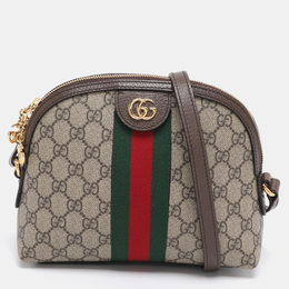 Gucci: Коричневая сумка  GG Supreme