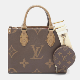 Louis Vuitton: Коричневая сумка 