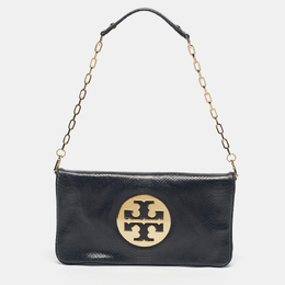 Tory Burch: Синяя сумка 
