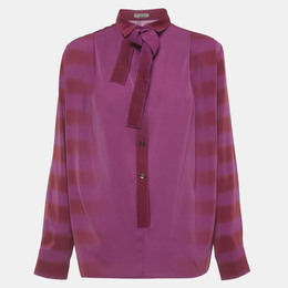 Bottega Veneta: Розовая блуза 