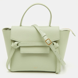 Celine: Зелёная сумка на руку 
