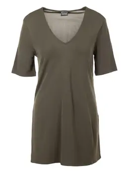 Max Mara: Топ с v-образным вырезом 
