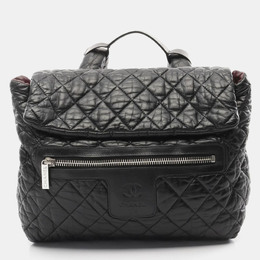 Chanel: Чёрный рюкзак 