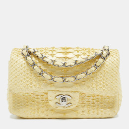 Chanel: Жёлтая сумка 