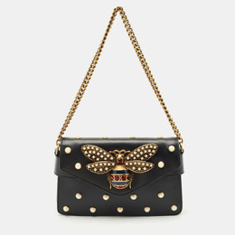 Gucci: Чёрная сумка 