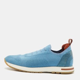 Loro Piana: Голубые мокасины 