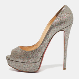 Christian Louboutin: Многоцветные босоножки 