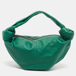 Bottega Veneta: Зелёная сумка  Double Knot