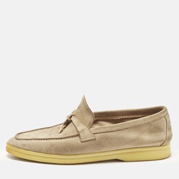 Loro Piana: Бежевые лоферы 