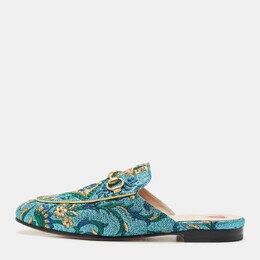 Gucci: Многоцветные сабо  Princetown