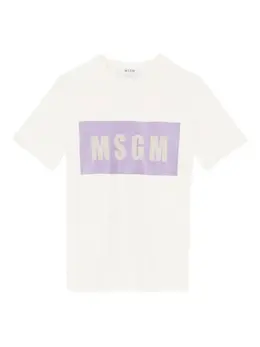 MSGM: Футболка с принтом 