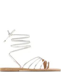 Ancient Greek Sandals: Серебристые сандалии 