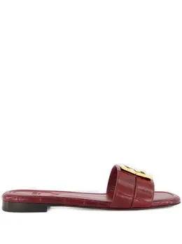 FENDI: Тёмные сандалии 