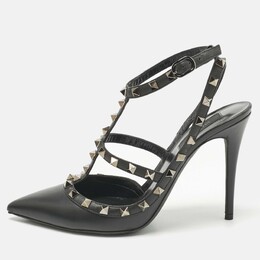 Valentino: Чёрные туфли  Rockstud