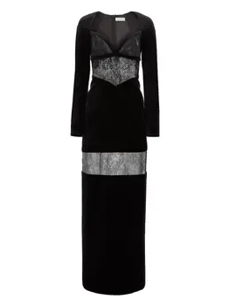 Nina Ricci: Бархатное платье 