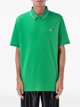 adidas: Зелёное поло  Trefoil