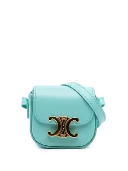 Céline Pre-Owned: Голубая сумка через плечо 