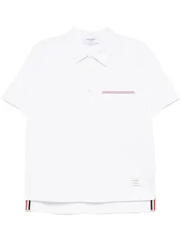 Thom Browne: Поло  RWB с коротким рукавом
