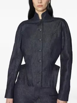 Mugler: Куртка на пуговицах 