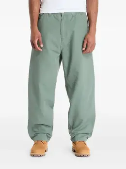 Carhartt WIP: Зелёные брюки 