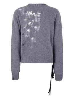 Ann Demeulemeester: Рваный свитер 